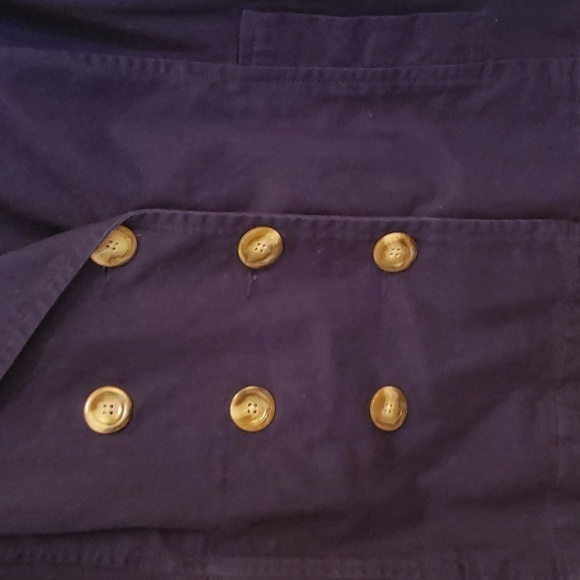 Old Navy Women's Navy Blue Cotton Pea Coat - Size XXL - Picture 5 of 11